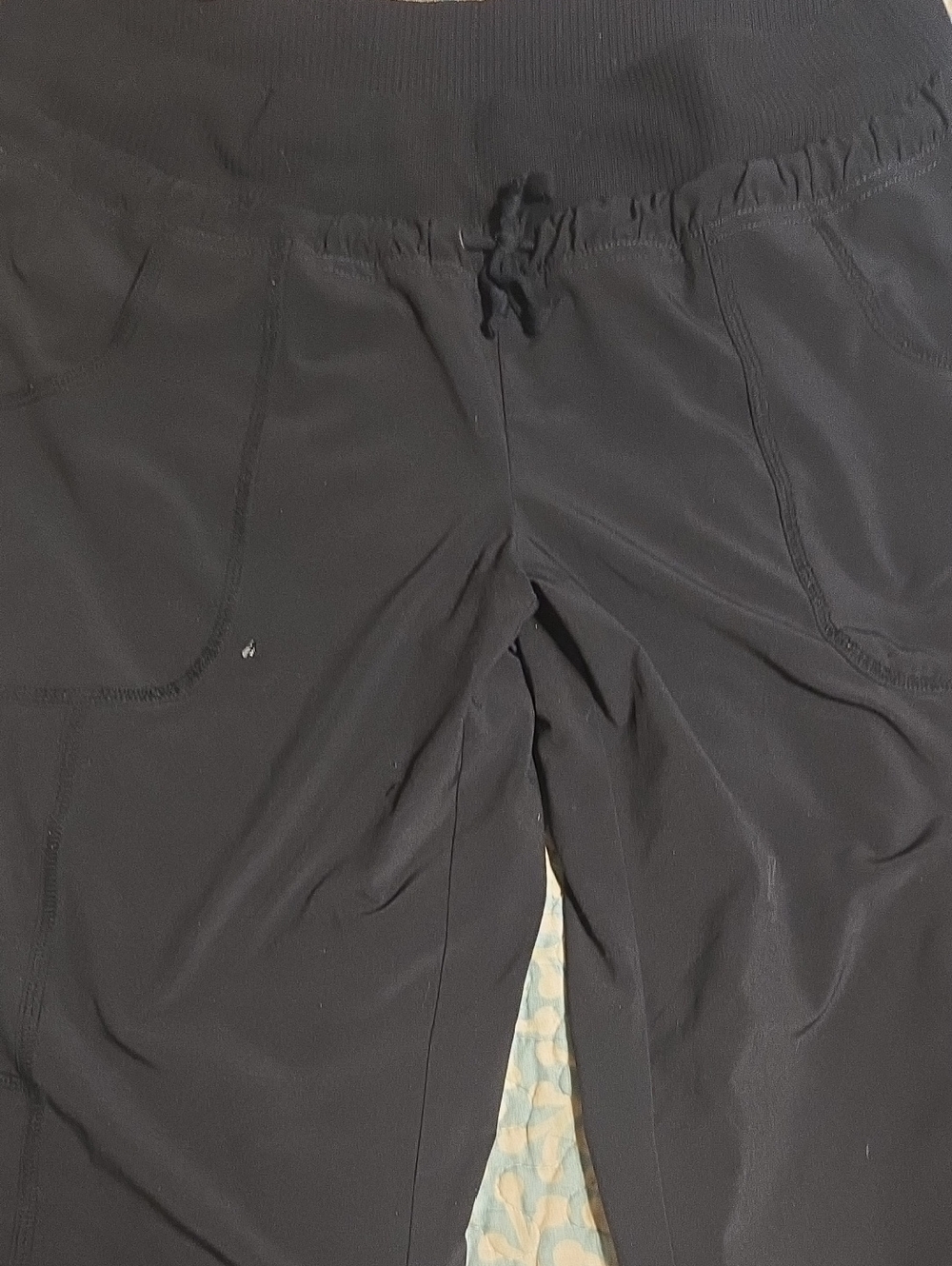 Athleta Black Drawstring Track Pants